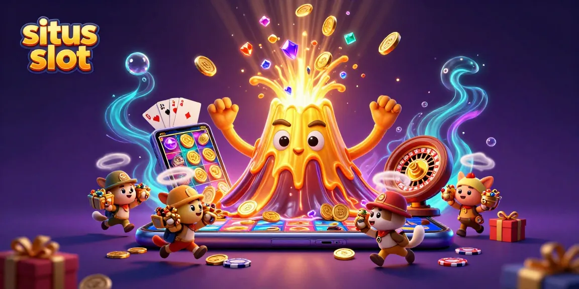 Menikmati kemenangan besar di situs slot sambil dikelilingi oleh harta karun dan permainan yang mengasyikkan.